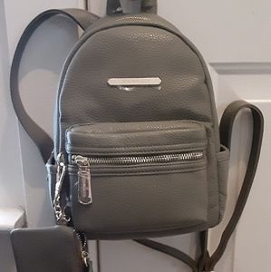 Olive green Steve madden backpack purse